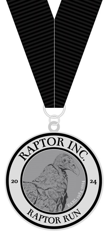 Raptor medal art